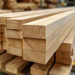 Ad Lyon Groupe Lot de 10 tasseaux en hetre massif 32x40 mm Longueur 2.5 m- Tasseau Bois