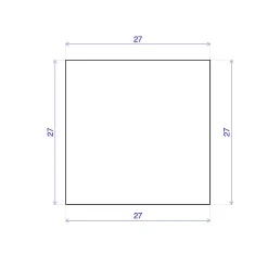 Forestea Tasseau Bois<Lot de 8 tasseaux hêtre rabotés 2400 x 28 x 28 mm