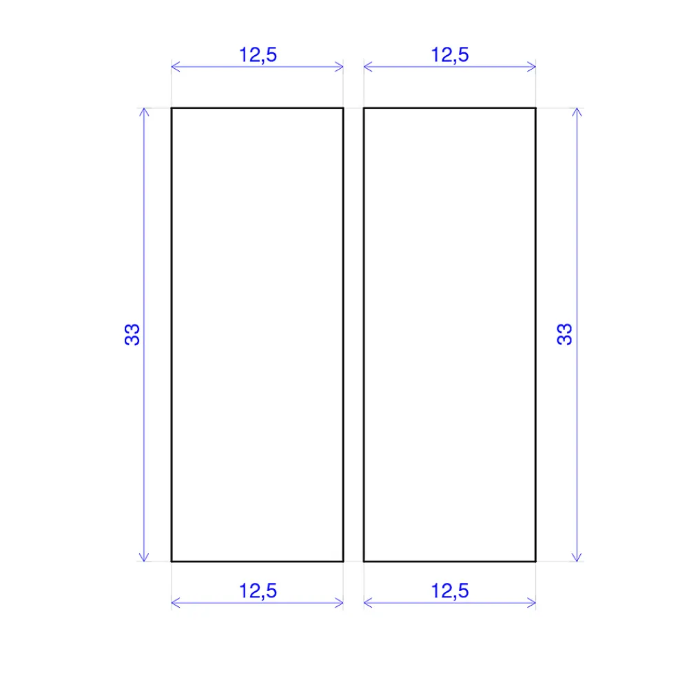 Forestea Tasseau Bois<Lot de 15 tasseaux hêtre rabotés 2400 x 13 x 33 mm