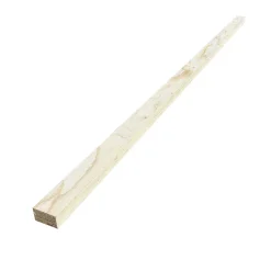 Wood&Sens Lot de 6 Tasseaux LVL Contrecollé SAPIN, L.2,40 m x l.6,8 cm x Ep.42 mm- Tasseau Bois