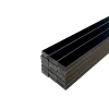 Wood&Sens Tasseau Bois<Lot de 15 Tasseaux Pin Abouté Peint Noir, L.250 cm x l.2 cm, Ep.4 cm