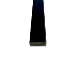 Wood&Sens Tasseau Bois<Lot de 15 Tasseaux Pin Abouté Peint Noir, L.250 cm x l.2 cm, Ep.4 cm