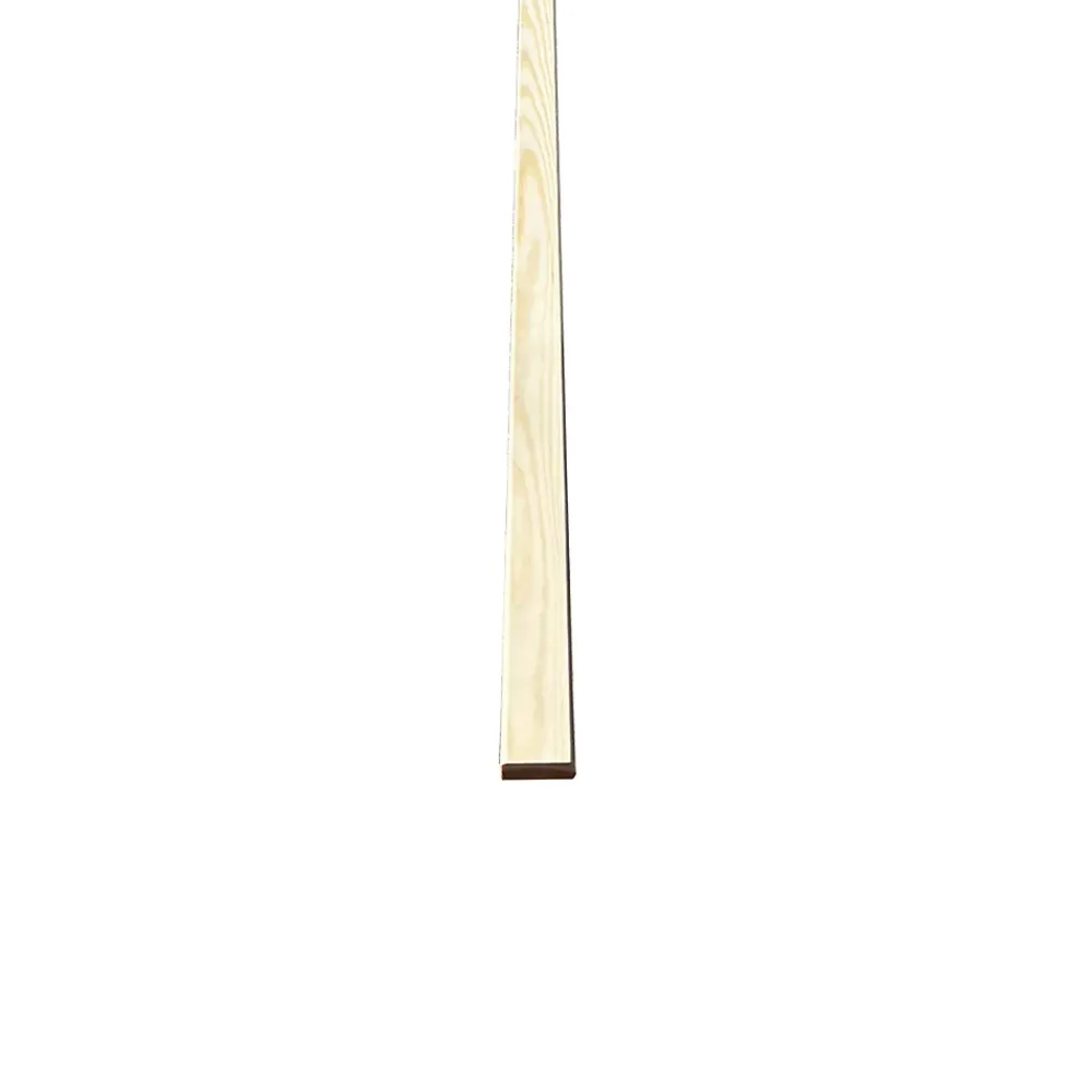 Wood&Sens Lot de 15 Tasseaux Pin Abouté Sans Nœuds, L.250 cm x l.2 cm, Ep.4 cm- Tasseau Bois