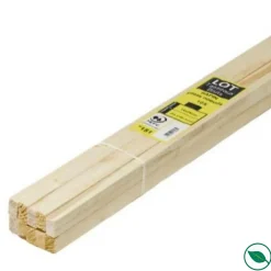 Forestea Tasseau Bois<Lot de 10 tasseaux sapin brut 2000 x 25 x 13 mm
