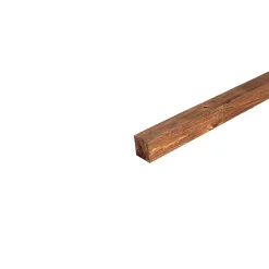 Wood&Sens Lot de 4 Tasseaux Sapin Traité marron, L.2,40 m x l.3,5 cm x Ep.35 mm- Tasseau Bois