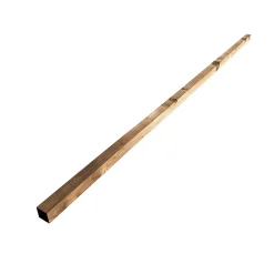 Wood&Sens Lot de 6 Tasseaux Sapin Traité marron, L.2,40 m x l.4,35 cm x Ep.43,5 mm- Tasseau Bois