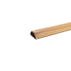 Wood&Sens Tasseau Bois<Lot de 10 Tasseaux Triangulaires Sapin Traité marron, L.2,50 m x l.2,37 cm x Ep.9,3 mm