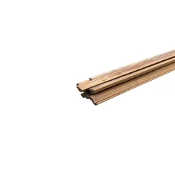 Wood&Sens Tasseau Bois<Lot de 10 Tasseaux Triangulaires Sapin Traité marron, L.2,50 m x l.2,37 cm x Ep.9,3 mm
