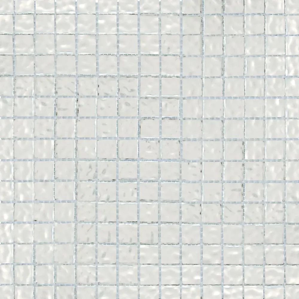 Casa Linéa LOT DE 20 TESSELLES OR BLANC/ARGENT MARTELE TRAME PAPIER 2 x 2 CM CASA LINEA- Mosaïque