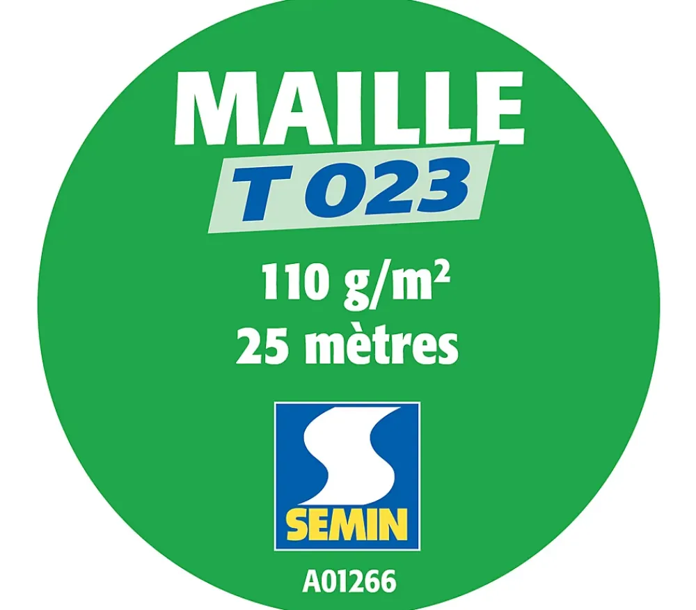 Semin Fibre De Verre<Lot de 5 toiles de verre - motif maille - rouleau 25 x 1 m