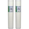 Semin Lot de 2 toiles de verre - motif chevron - rouleau 50 x 1 m- Fibre De Verre