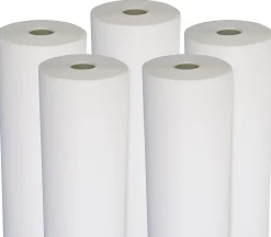 Semin Lot de 5 toiles de verre - motif crépi - rouleau 50 x 1 m- Fibre De Verre