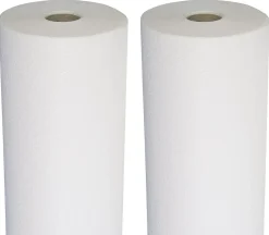 Semin Lot de 2 toiles de verre - motif crépi - rouleau 50 x 1 m- Fibre De Verre
