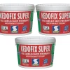 Semin Colle Carrelage Sol<Lot de3 colles pour Carrelage Haute Performance Kedofix , Prêt à l'emploi, Intérieur/extérieur, seau de 5 kg