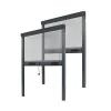 Avosdim Moustiquaire Pour Fenêtre<Lot Stores Moustiquaire ALU recoupable - x2 - L150 x H230cm - Gris Anthracite