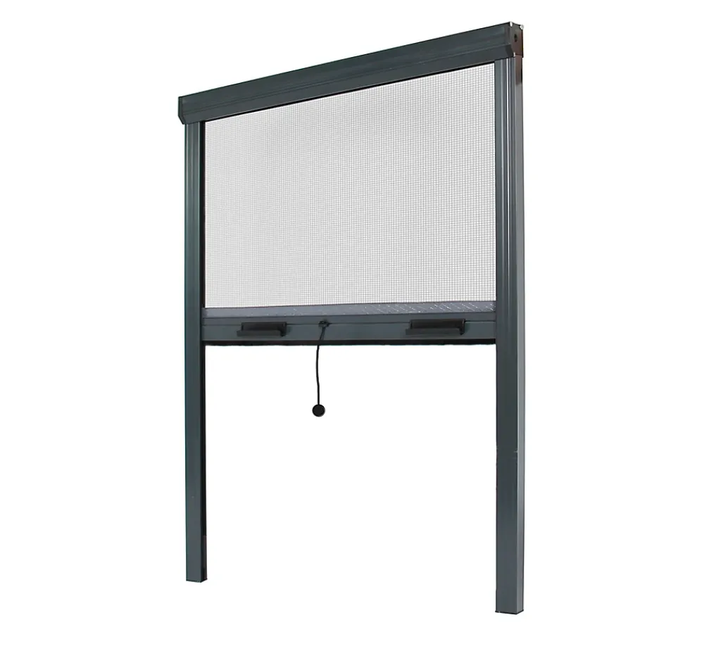 Avosdim Moustiquaire Pour Fenêtre<Lot Stores Moustiquaire ALU recoupable - x2 - L150 x H230cm - Gris Anthracite