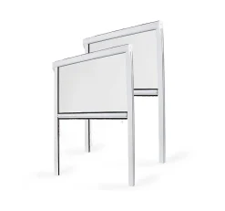 Avosdim Moustiquaire Pour Fenêtre<Lot stores Moustiquaire PVC - x2 - L130 x H160cm - Blanc