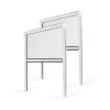 Avosdim Lot Stores Moustiquaire PVC recoupable - x2 - L100 x H160cm - Blanc- Moustiquaire Pour Fenêtre