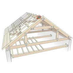 Madrier 75 x 225 mm épicéa traité L.600 cm- Bois De Charpente