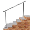 AICA Sanitaire Accessoire D'Escalier<Main courante 1.5 m argent inox 201 fixation sol mur escaliers rampes intérieur extérieur by Aica