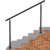 AICA Sanitaire Accessoire D'Escalier<Main courante 1.5 m noir mat inox 201 installation verticale escaliers rampes intérieur extérieur by Aica