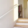 Alumin'home Main courante aluminium blanc ø40 mm 2m- Accessoire D'Escalier