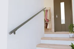 Alumin'home Main courante aluminium taupe ø40 mm 2m- Accessoire D'Escalier