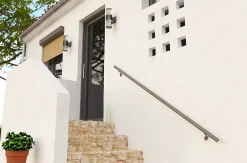 Alumin'home Main courante aluminium taupe ø40 mm 2m- Accessoire D'Escalier