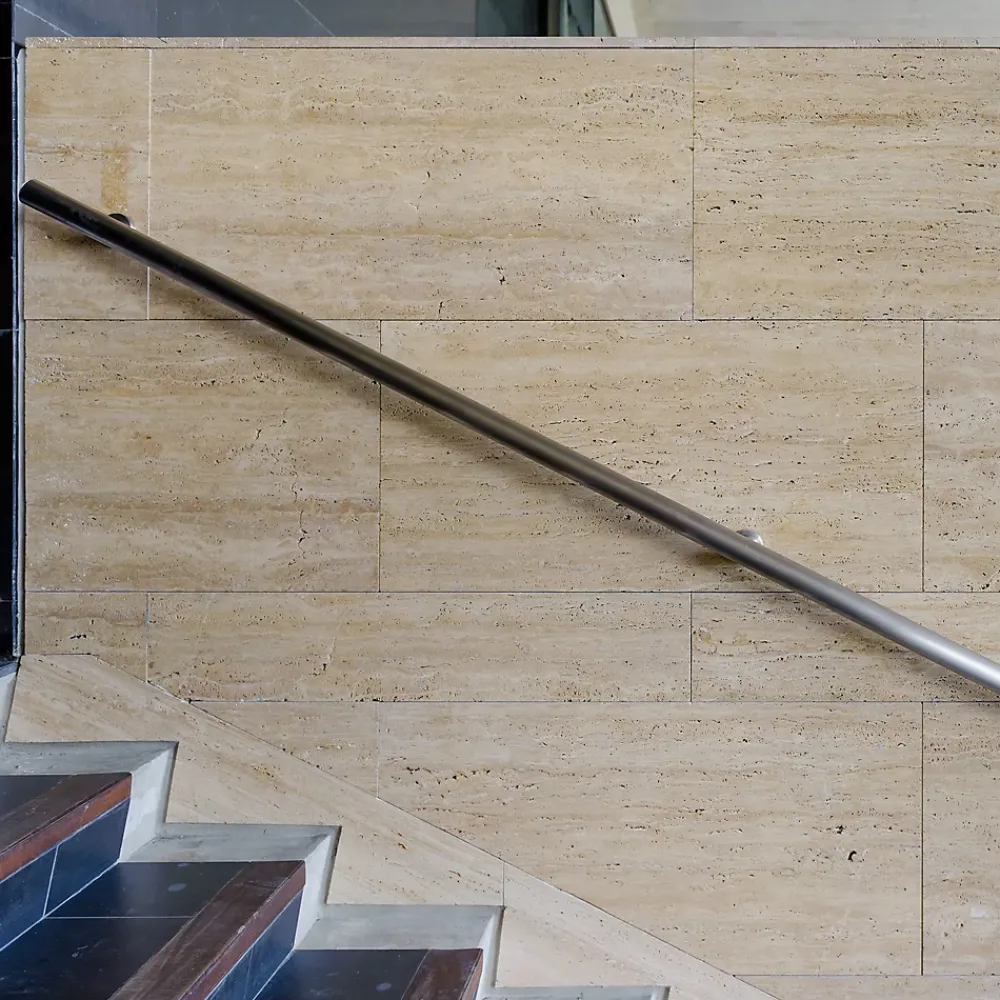 ECD Germany Main courante escalier en acier inoxydable rampe barre appui rambarde 160 cm- Garde-Corps, Balustrade