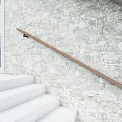 Kordo Main courante sapin pour pose murale ou garde-corps, Moka- Accessoire D'Escalier
