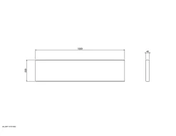 Fortia Marche additionnelle Stroomi acier L.100cm- Accessoire D'Escalier