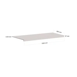 Fortia Accessoire D'Escalier<Marche chêne l.100 cm vendue par 2