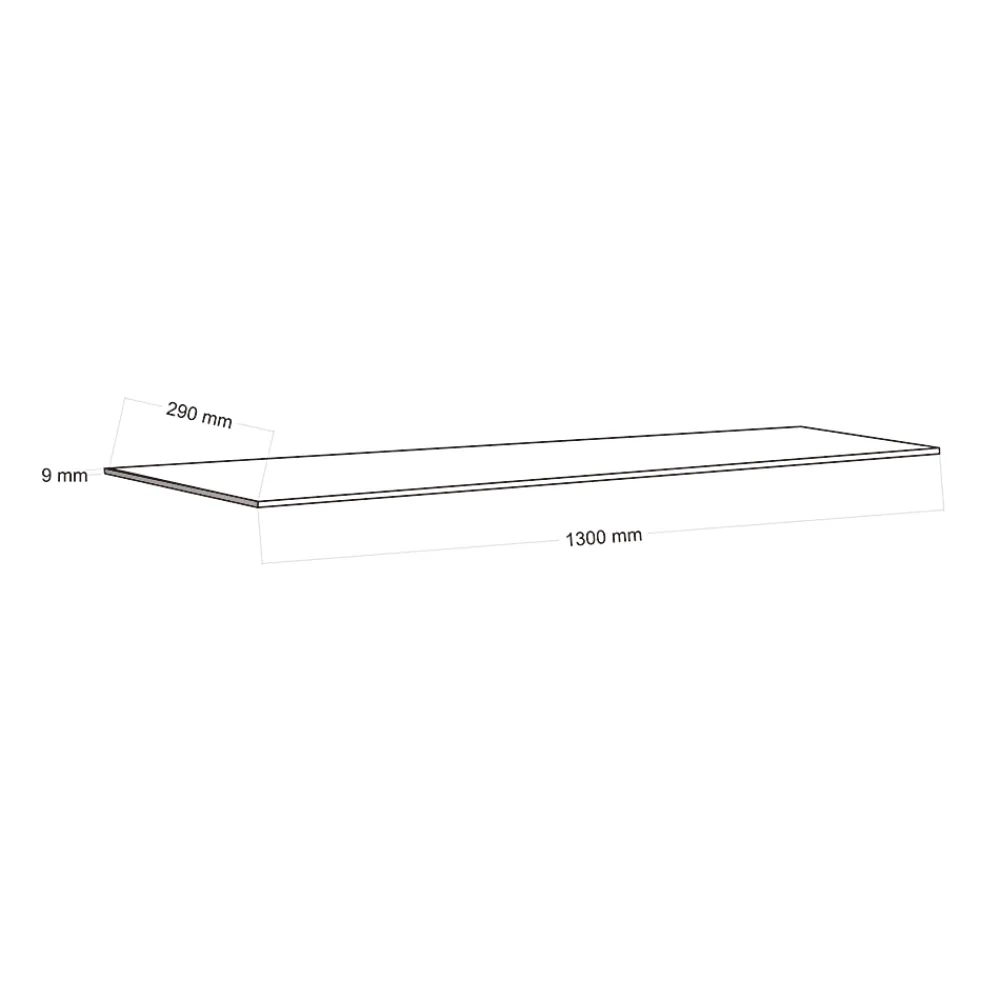 Fortia Accessoire D'Escalier<Marche palière chêne L.130 cm