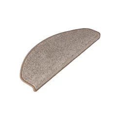 Floordirekt Marchettes d'escalier antidérapantes Sécuriser Vos marches Beige 23,5 x 65 cm Demi-circulaire- Accessoire D'Escalier