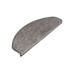 Floordirekt Marchettes d'escalier antidérapantes Sécuriser Vos marches Argent 23,5 x 65 cm Demi-circulaire- Accessoire D'Escalier