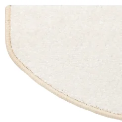 Floordirekt Marchettes d'escalier antidérapantes Sécuriser Vos marches Crème 23,5 x 65 cm Demi-circulaire- Accessoire D'Escalier