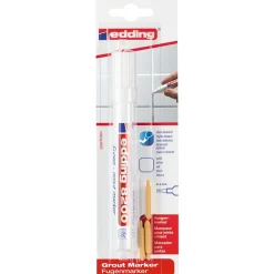 Edding Marqueur rénovateur de joints - cuisine et salles de bains e-8200- Joint Carrelage Mural