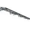 Canopia by Palram Auvent Et Marquise<Marquise de Porte Amsterdam 890X140 cm Grise en Acrylique et aluminium