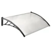 Terre Jardin Auvent Et Marquise<Marquise de porte transparente 300 x 80 cm - Grande couverture -