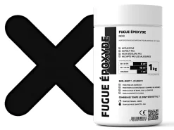 Ilcom Joint Carrelage Sol<Mastic époxy bi-composant pour le remplissage des joints - Noir - 1Kg
