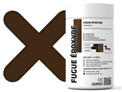 Ilcom Joint Carrelage Sol<Mastic époxy bi-composant pour le remplissage des joints - Brun chocolat - 1Kg