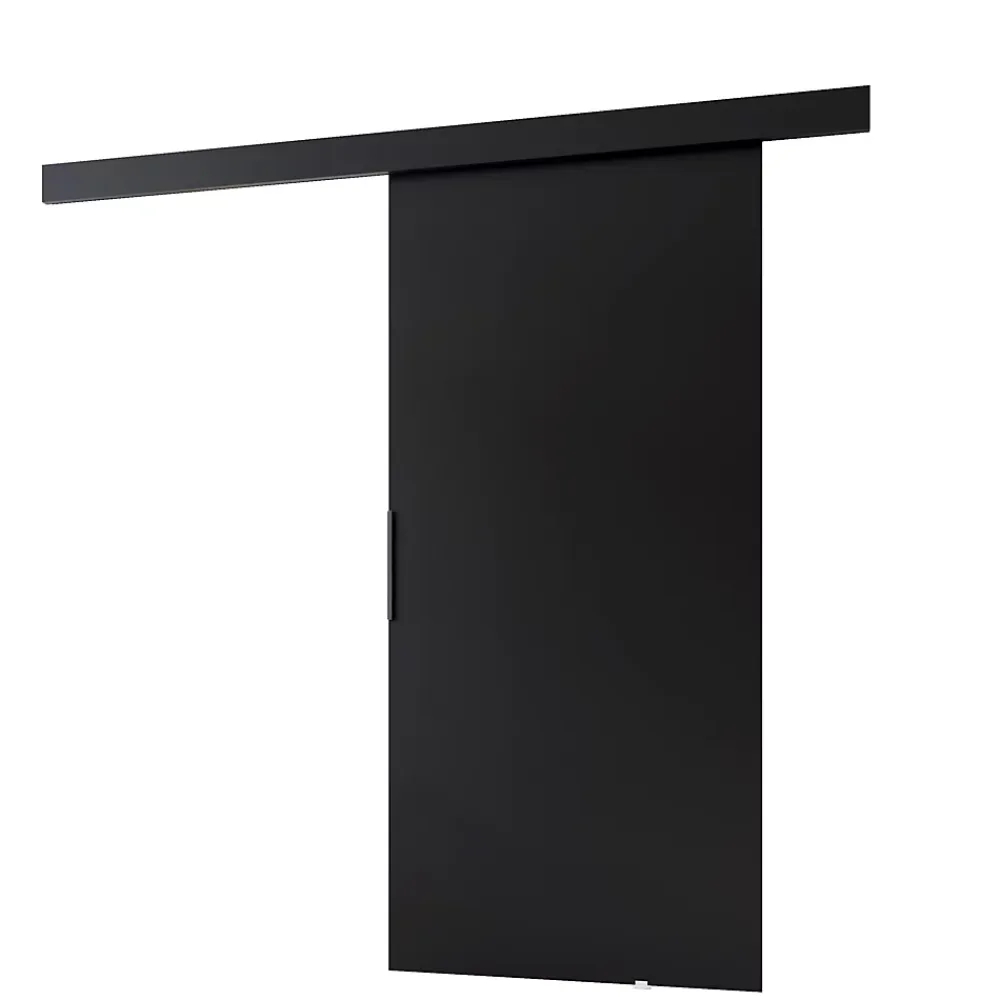 MINIO go for it Porte Coulissante<, porte coulissante PRIM A 96 cm, Poignée noire, Noir