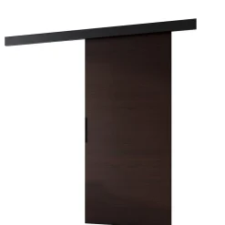 MINIO go for it Porte Coulissante<, porte coulissante PRIM A 96 cm, Poignée noire, Wengé / Noir