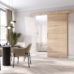 MINIO go for it porte coulissante CLEAN B 96 cm Portes de chambre, Chêne Sonoma- Porte Coulissante
