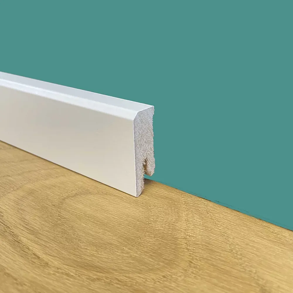 Eternal Parquet Plinthe Bois|Plinthe Bois<96ml de PLINTHE BASSE CARRÉE en FIBRE DE BOIS 40X15 BLANC