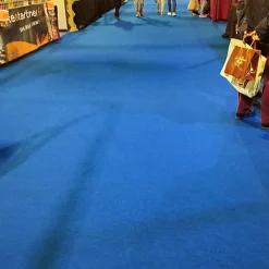 Décoweb Moquette - Stand Event - Bleu azur - 2 m x 30 ml- Moquette|Moquette