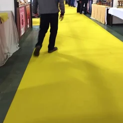 Décoweb Moquette - Stand Event - Jaune - 2 m x 10 ml- Moquette|Moquette