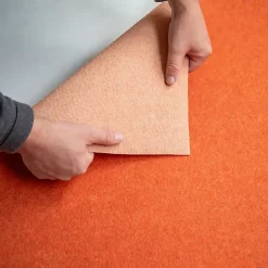 Décoweb Moquette - Stand Event - Orange citrouille - 2 m x 10 ml- Moquette|Moquette