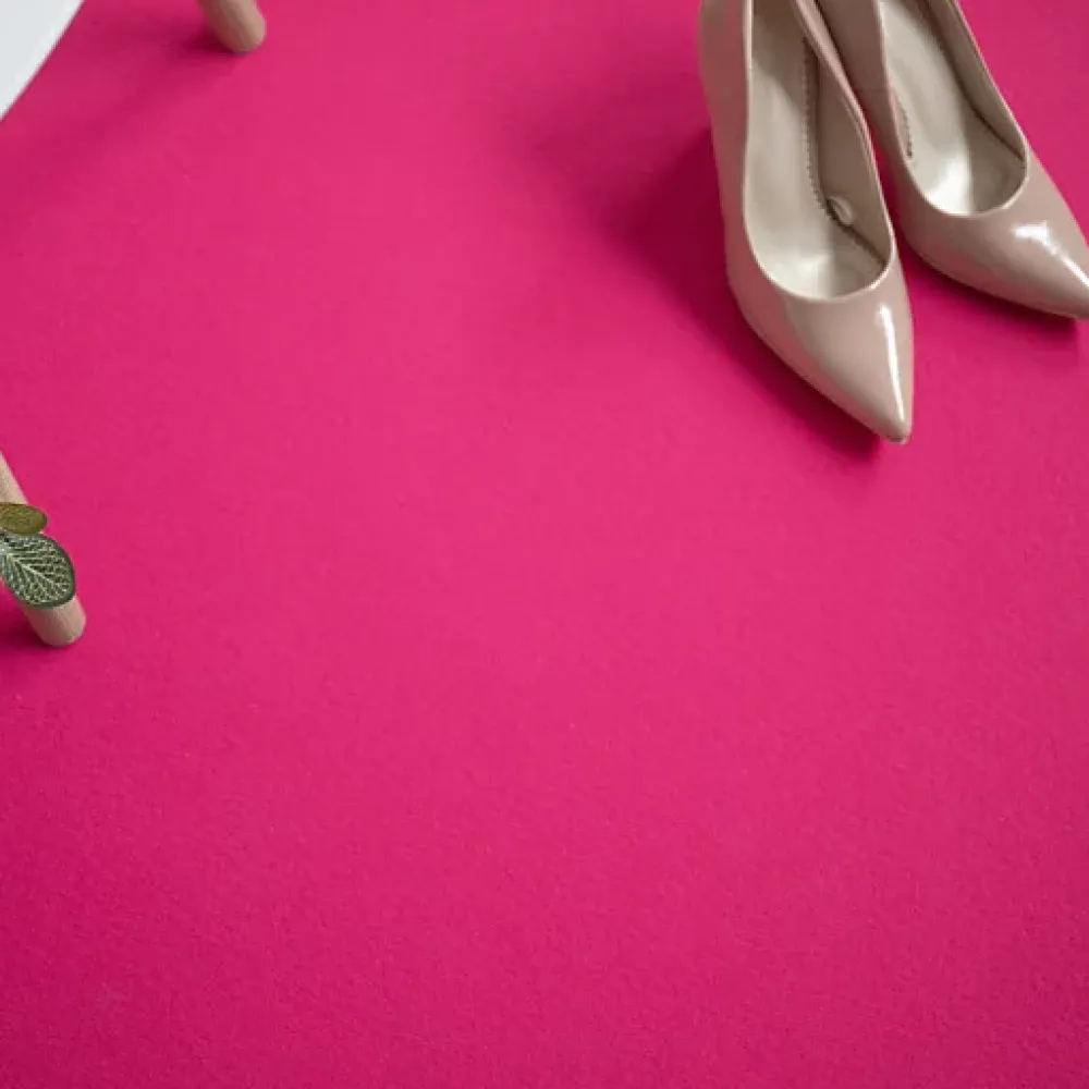 Décoweb Moquette|Moquette<Moquette - Stand Event - Rose Fushia - 2 m x 10 ml