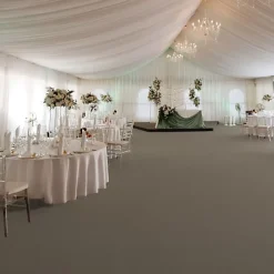 Décoweb Moquette - Stand Event - Taupe - 2 m x 10 ml- Moquette|Moquette